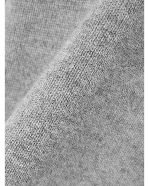 Allude Gray Pullover Aus Einer Woll-Kaschmirmischung