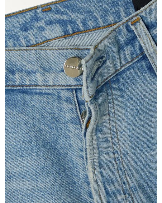 Goldsign Blue Net Sustain Lawler High-Rise Straight-Leg Organic Jeans
