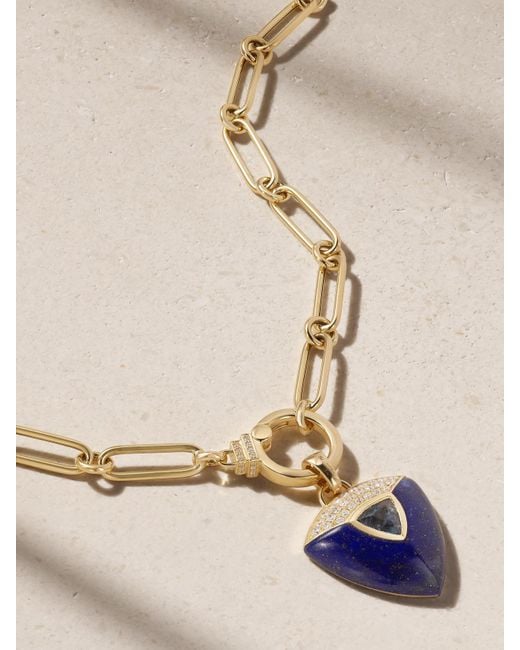 Sorellina Natural Nomad Kette Aus 18 Karat Mit Mehreren Steinen
