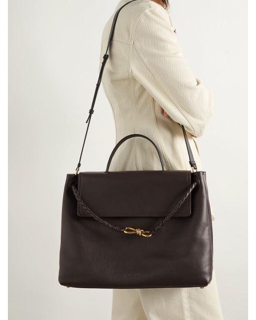 Bottega Veneta Black Ciao Ciao Große Tote Aus Leder
