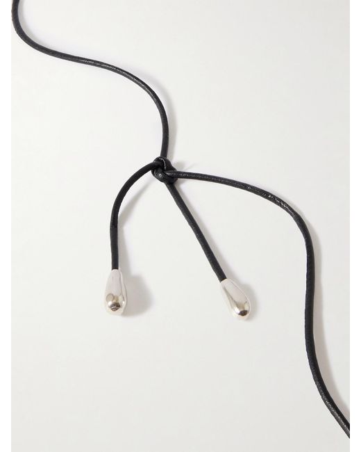 Sophie Buhai Blue Full Moon, Cord And Lapis Lazuli Necklace