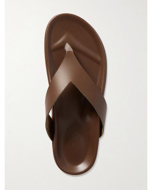 Ancient Greek Sandals Brown Charys2Flatform Leather Platform Sandals