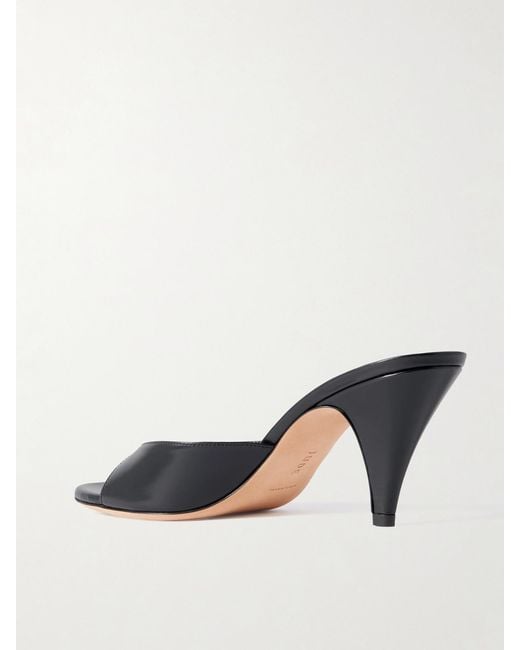 Jude Natural Haze Leather Mules