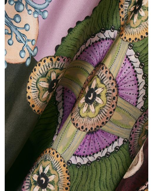 LaDoubleJ Pink Icon Magnifico Printed Silk-Twill Maxi Dress