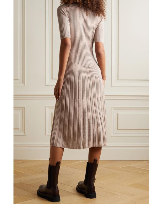 Joseph ribbed stretch-knit midi skirt sales