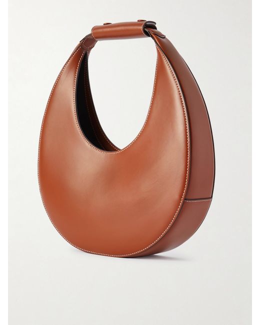 Staud Brown Moon Leather Tote
