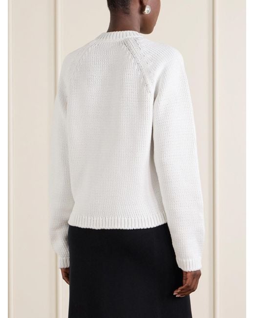 Totême Natural Organic Cotton Cardigan