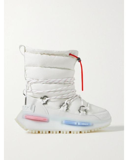 Moncler Genius Blue Adidas Originals Rubber-Trimmed Gore-Tex Snow Boots