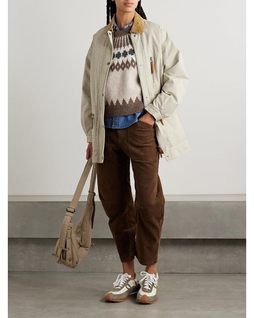 Isabel Marant Natural Kimelia Cotton-Canvas Jacket