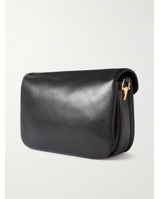 Gucci Black Horsebit 1955 Leather Shoulder Bag