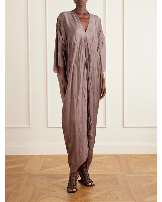 Rick Owens Purple Tommy Kite Shell Gown