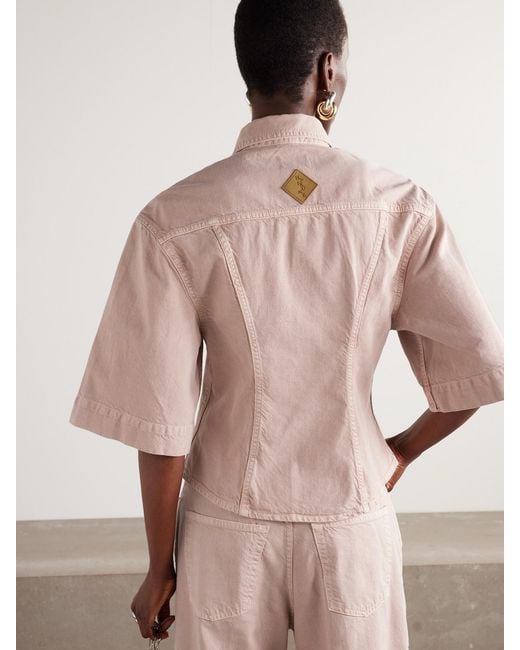 Haikure Natural Lilas Denim Shirt