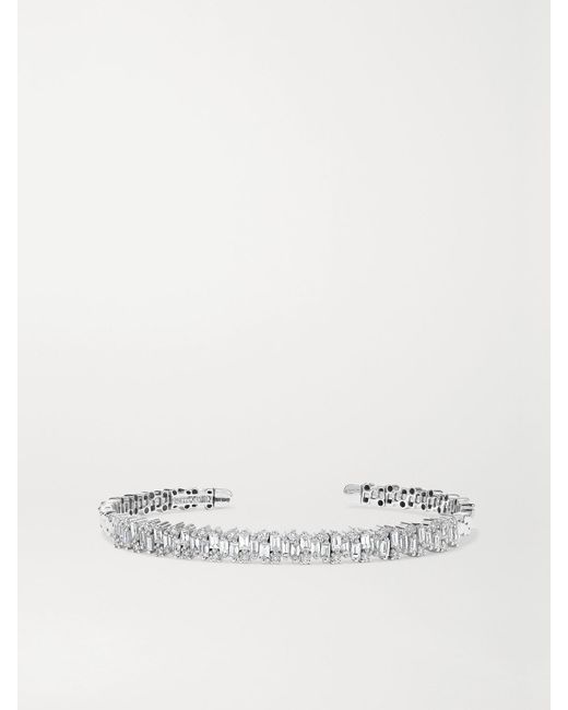 Suzanne Kalan Natural 18-Karat Diamond Cuff