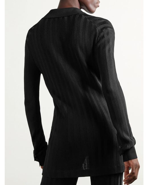Tom Ford Black Knitted Shirt