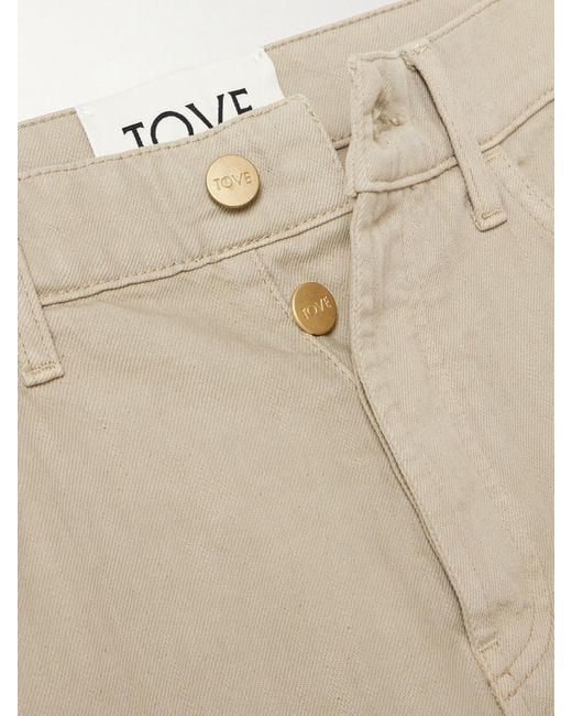 TOVE Natural Everly High-Rise Straight-Leg Organic Jeans