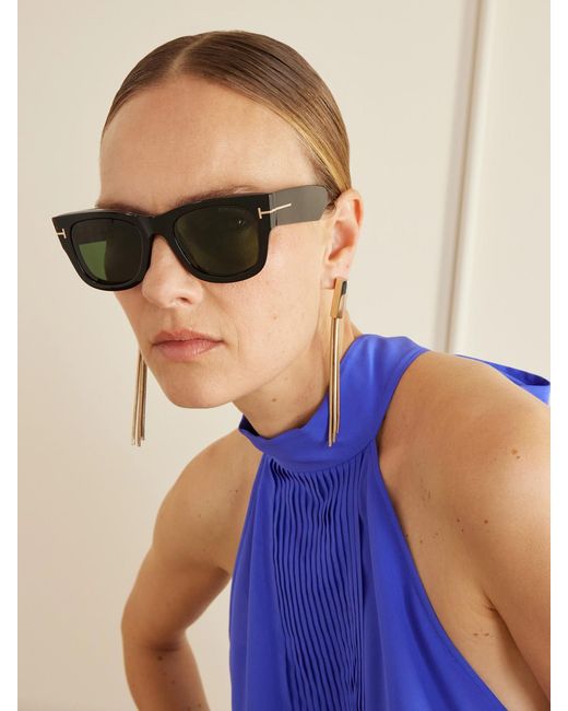 Tom Ford Multicolor D-Frame Convertible Sunglasses