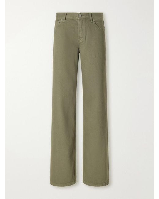 Still Here Green Everyday Mid-Rise Straight-Leg Jeans
