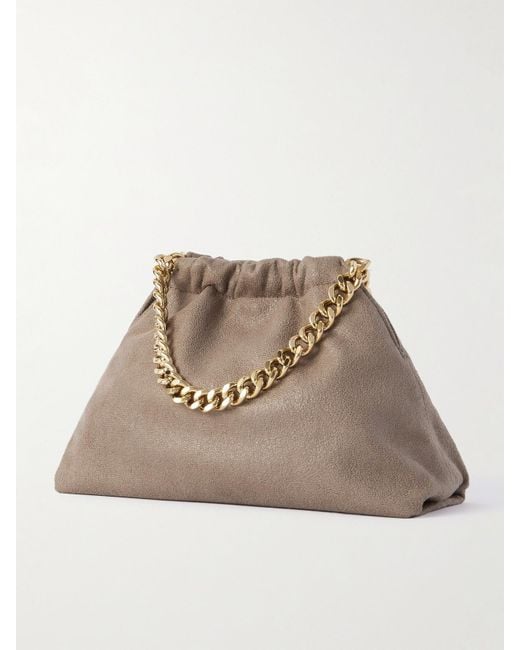 Sac Porté Épaule En Matière Vegan Falabella Mini Stella McCartney en coloris Natural