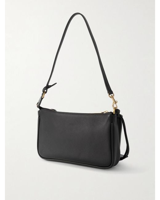 Balenciaga Black Rodeo Sling Pochette Tote Aus Leder