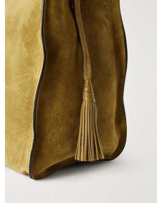 Ulla Johnson Natural Adria Suede Large Tote