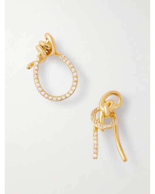 Completedworks Metallic Notsobig Thread Ii Recycled Vermeil Topaz Earrings