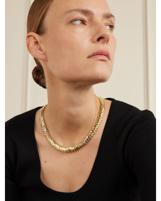 Suzanne Kalan Natural 18-Karat Tennis Necklace