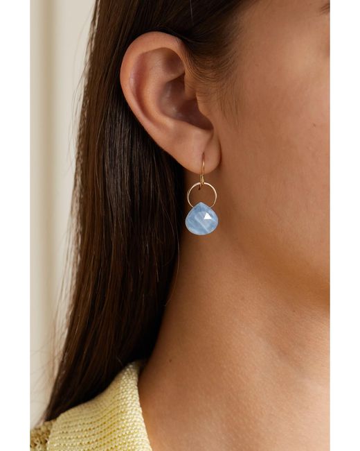 Melissa Joy Manning Metallic 14-Karat Opal Earrings