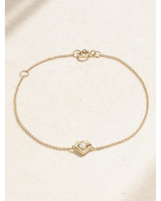 STONE AND STRAND Natural Tie The Knot 10-Karat Diamond Bracelet