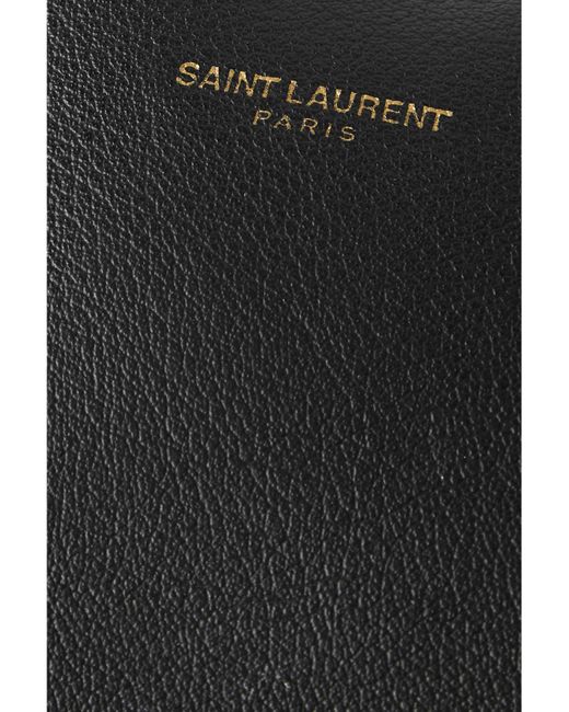 Saint Laurent Black Toy North/South Leather Tote