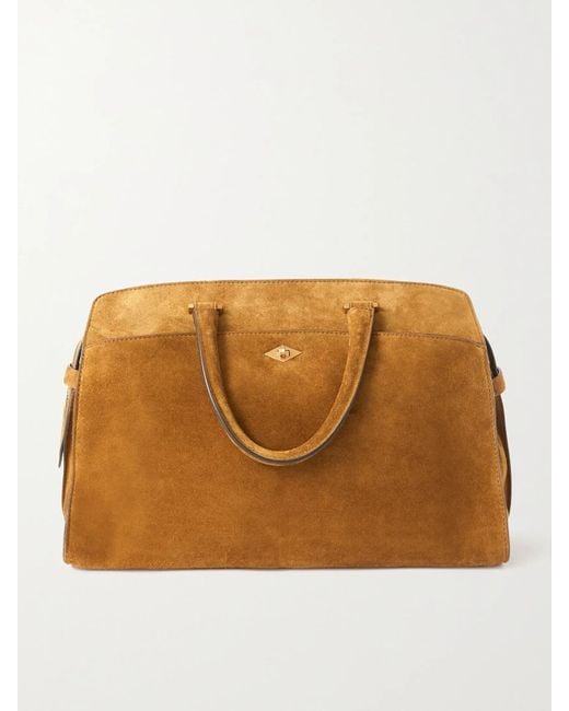 Metier Natural Private Eye Medium Suede Tote