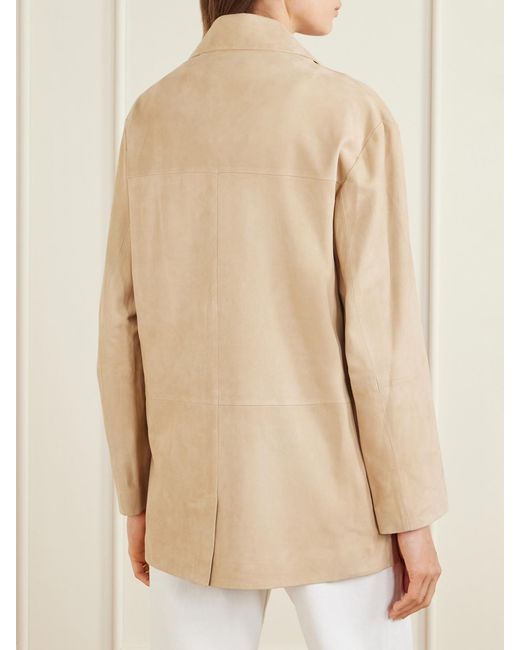 Arma Natural Sendy Suede Jacket