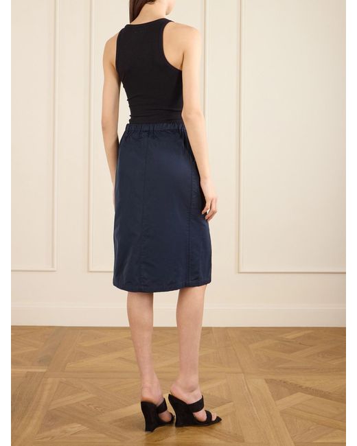 Alaïa Blue Shell Skirt
