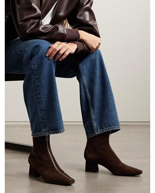 Jonathan Simkhai Brown Ryder Suede Ankle Boots