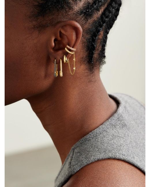 Anita Ko Natural Ear Cuff Aus 18 Karat Mit Diamanten