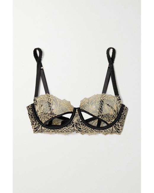 Coco De Mer + Killing Eve Berlin Cutout Embroidered Tulle And Satin