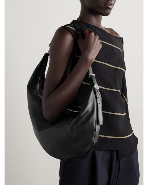 Marni Black Schultertasche Aus Leder