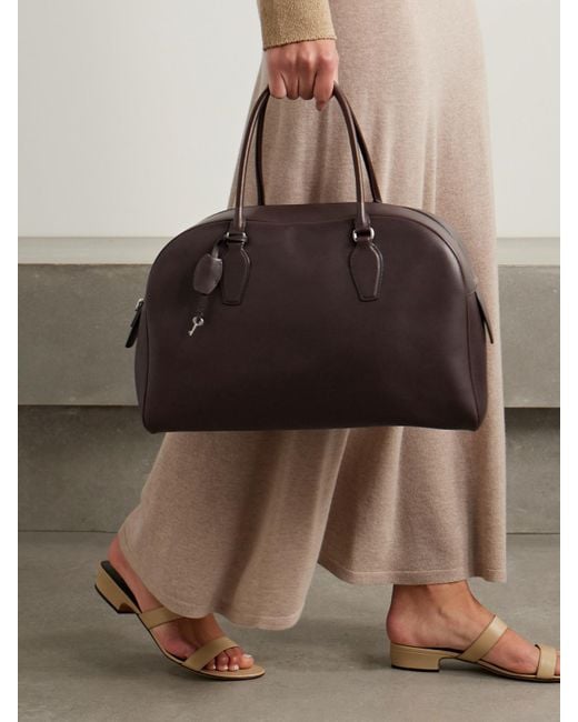 【完売必至】The Row India 15.75 レザーバッグ India 15.75 Bag Black in Nubuck – The Row
