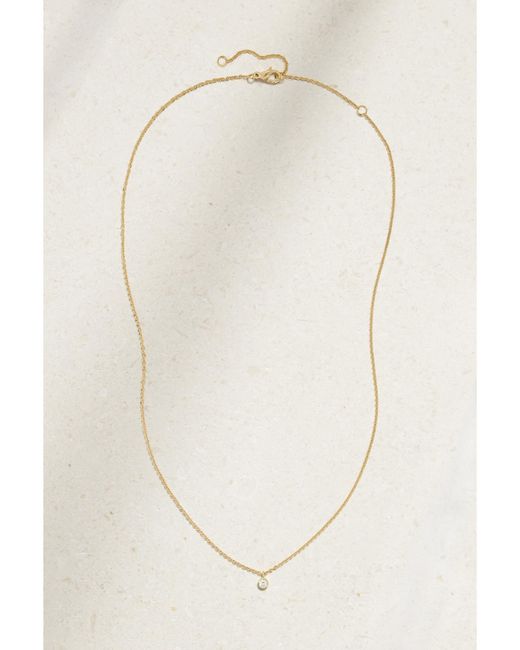 De Beers London Natural My First De Beers Clea 18-Karat Diamond Necklace
