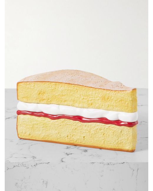 J.W. Anderson Yellow Victoria Sponge Resin Clutch