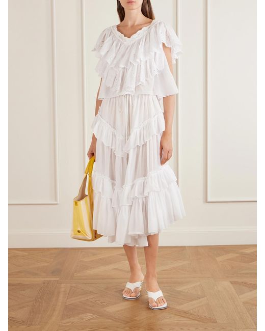 Chloé Yellow Striped Leather-Trimmed Shoulder Bag