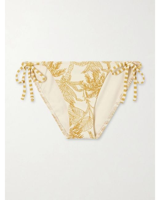 Eres Metallic Voyage Solarium Printed Bikini Briefs