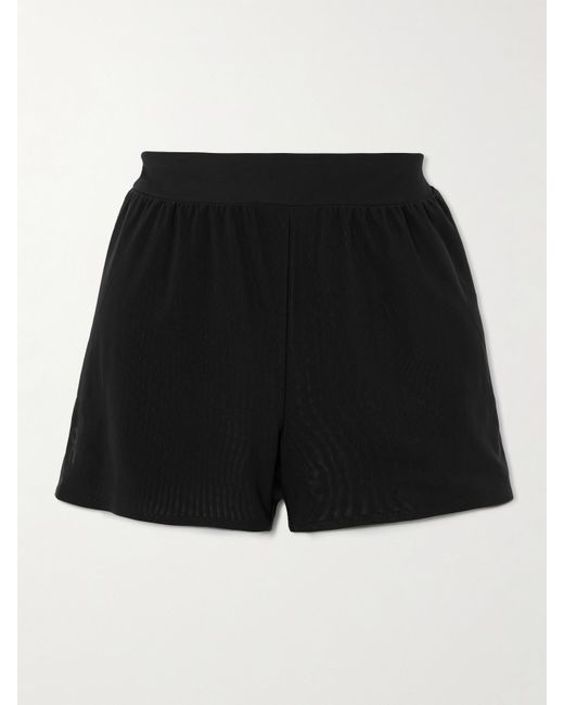 On Shoes Black Zendaya Gloria Shorts Aus Stretch-Mesh