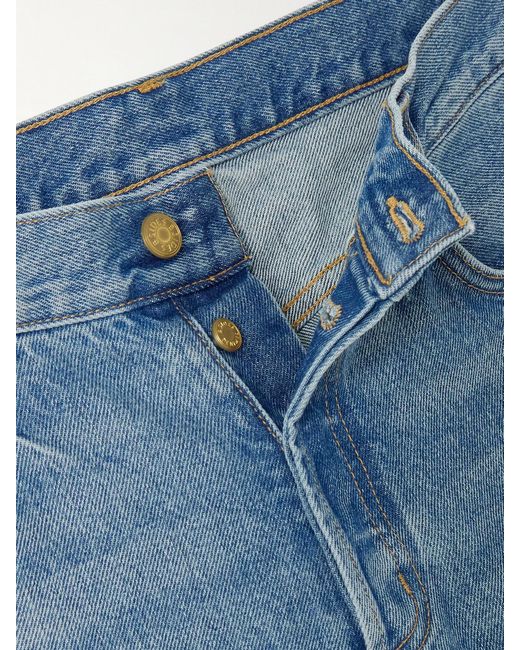B Sides Blue Bec High-Rise Wide-Leg Jeans