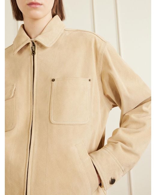 Aimé Leon Dore Natural Ranch Suede Jacket