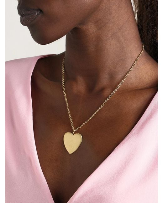 Irene Neuwirth Natural Large Heart 18-Karat Necklace