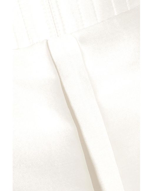 Alex Perry Elyse Strapless Silk-faille Mini Dress in White