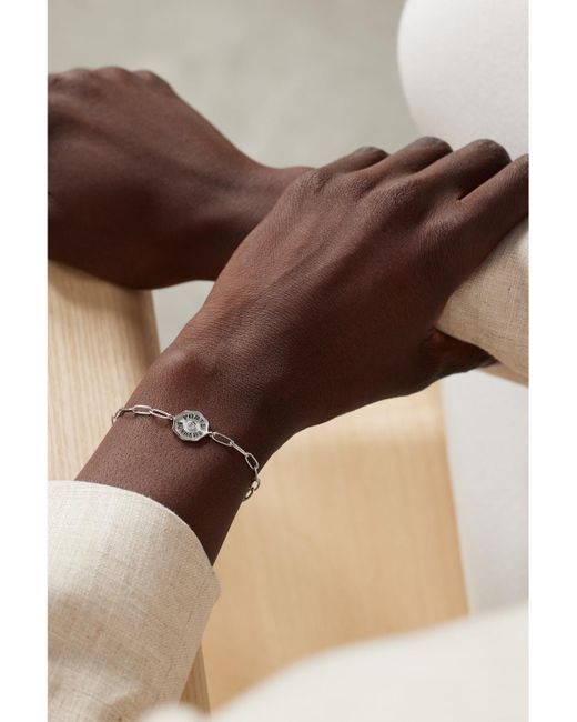 Marlo Laz Natural Porte Bonheur 14-Karat Diamond Bracelet