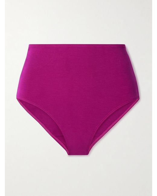 Mara Hoffman Pink Net Sustain Lydia Bikini-Höschen