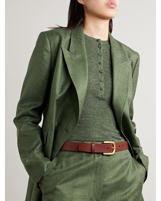 Ceinture En Cuir Gabriela Hearst en coloris Brown