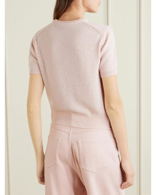 Auralee Natural Cashmere Cardigan
